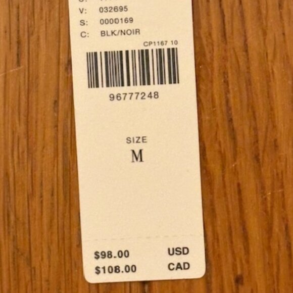 Anthropologie Asymmetrical Black Camisole, w/ Lace, Sz M, NWT - Picture 3 of 5